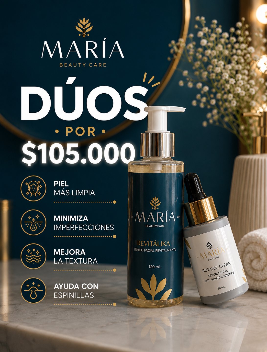 Dúo Gel Limpiador + Sérum Anti Imperfecciones
