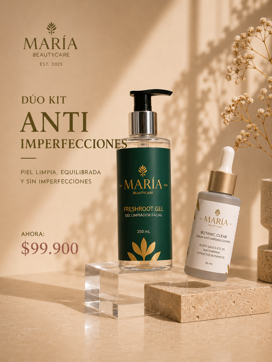Dúo anti imperfecciones