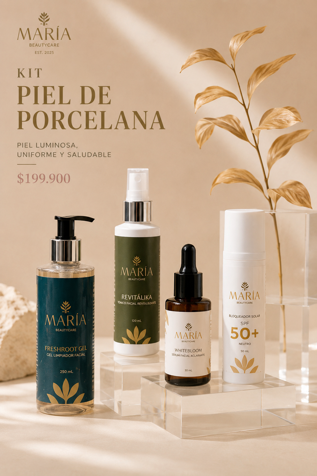 Kit piel de porcelana
